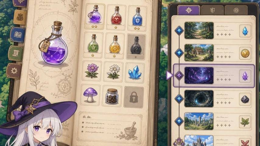 魔女秘药 角色养成 展示图 4